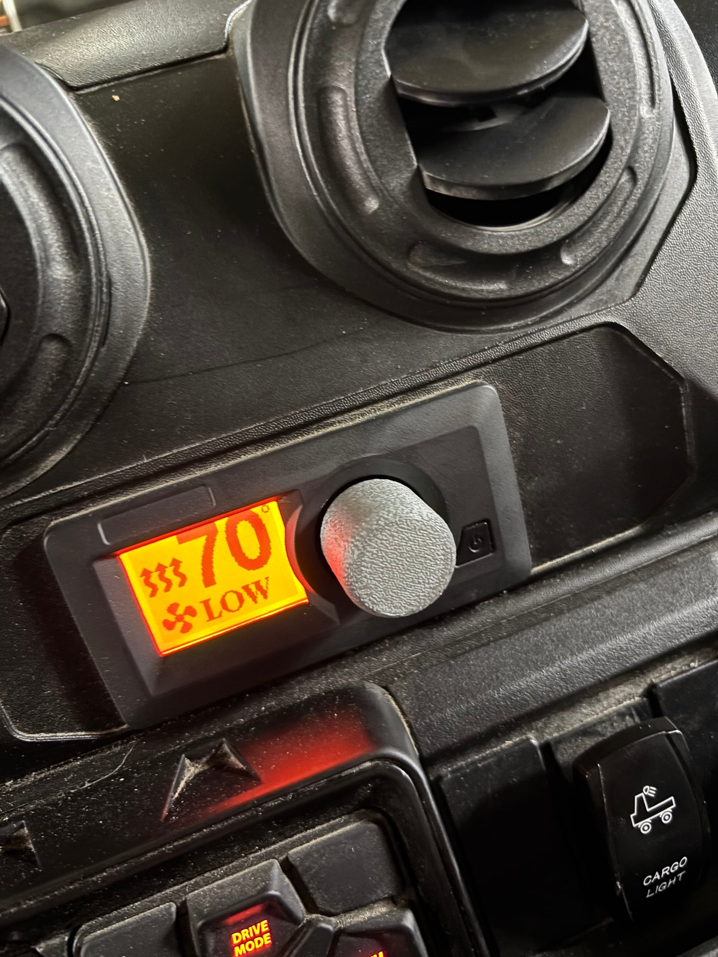 Can am defender climate control knob DIGITAL STL file